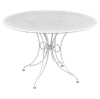 fransk cafebord i hvid - Fermob 1900 ø117 cm